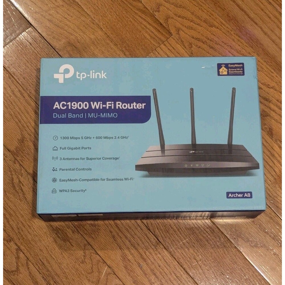 TP-Link AC1900 Smart WiFi Router‎ Archer A8 MU-MIMO Wireless Router Dual Band